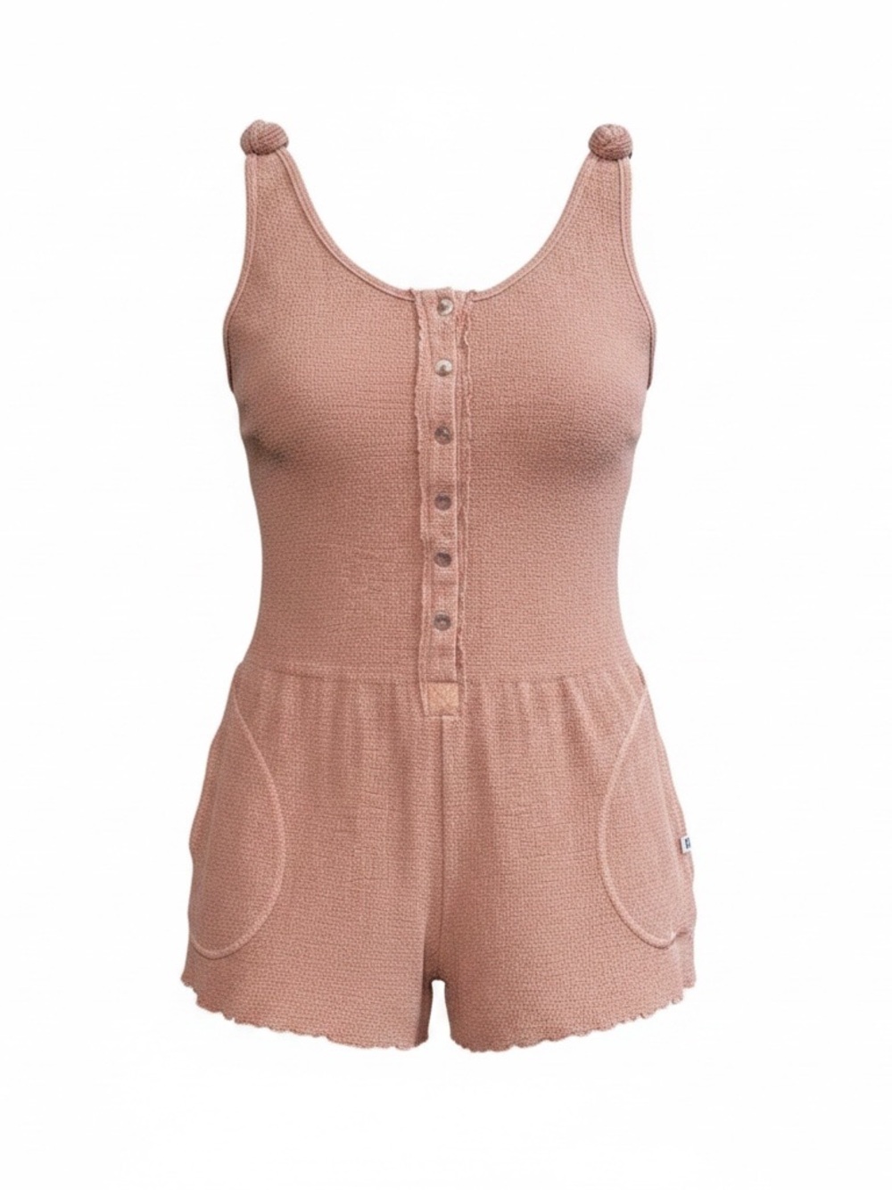90s y2k billabong sleeveless romper pockets beach summer cami tank scoop button - Picture 1 of 5